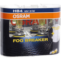 Автолампа OSRAM HB4, 9006 51 P22D FOG 2600K 2шт 12V, 1, 10 9006FBR-HCB