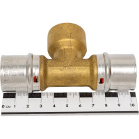 Тройник-переходник с внутренней резьбой STOUT 26х3/4х26 прессовой SFP-0007-003426 RG008S9C21NJTI