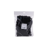 Перчатки х/б с ПВХ DolleX черные 5PVX-4B
