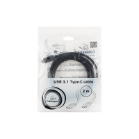 Кабель Cablexpert USB USB3.1 Type-C/USB3.1 Type-C, 2м, пакет CCP-USB3.1-CMCM-2M
