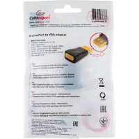 Переходник Cablexpert DisplayPort-VGA, 20M/15F, пакет A-DPM-VGAF-01