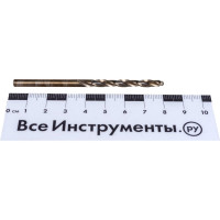 Сверло цх средняя серия (4.25х43х75 мм; HSS М35Р6М5К5; А1; DIN338) ИНСТУЛС 00001289369