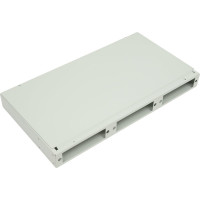 Оптический стоечный кросс TopLAN 19, одномодовый, укомплектованный, КРС-Top-1U-08SC/U-OS2-GY