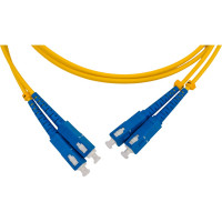 Оптический патч-корд TopLAN, дуплексный, FC/APC-LC/APC, 657A1, 2 м, DPC-TOP-657A1-FC/A-LC/A-2.0