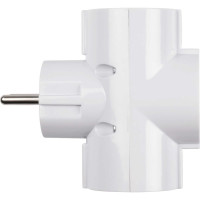 Разветвитель Jazzway 3-м с заземлением 16А AD-3G-R 3.5кВт IP20 2853363
