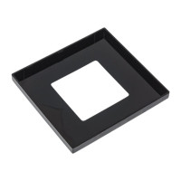 Декоративная накладка Simon на рамку базовую, 1 пост, S27 Play, Color, чёрный 2700617-071