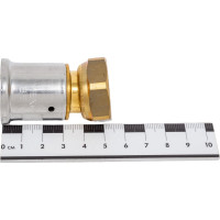 Муфта HENCO накидная гайка, плоское уплотнение, латунь пресс, 20x3/4" 26P-20Z05