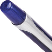 Ручка 12 шт в упаковке BRAUBERG шариковая масляная с грипом Sigma Plus СИНЯЯ печать 07мм линия 035мм  142689