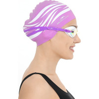 Шапочка для плавания 25Degrees Fame Lilac 25D21006J, подростковая, силикон УТ-00019581