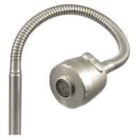 Смеситель для мойки Juguni с гибким изливом, 2 режима (обычный/душ), нерж. сталь AISI304 0402.167