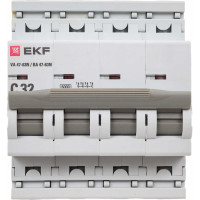 Автоматический выключатель EKF 4P 32А (C) 6кА ВА 47-63N PROxima M636432C