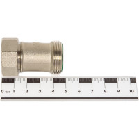 Кран для нижнего подключения прямой, с шаровым затвором 3/4"x3/4" TR.440.0505