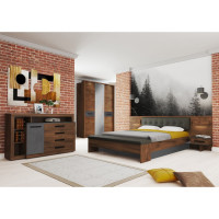 Скамья Мебельград Глазго спальня 1400 Таксония / Пегас грей 41736_1