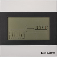 Комнатная метеостанция TDM ELECTRIC Климат 2 горизонтальная, термометр, гигрометр, будильник, серебро SQ4006-0002