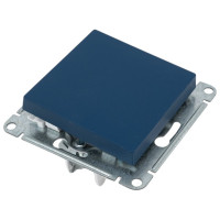 1-клавишный переключатель Systeme Electric Atlasdesign аквамарин сх.6, 10ах ATN001161