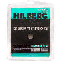 Диск алмазный отрезной Hilberg 150x22.23x12 Revolution HMR803