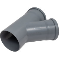 Тройник вк RTP пп 125/110x45, серый,s 36302 30954