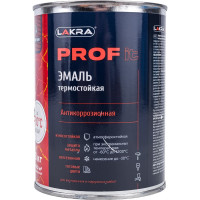 Термостойкая эмаль ЛАКРА prof it антикоррозионная, до 700С, белый, 0.8 кг ЛА-00001681