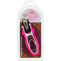 Ножницы для обрезки ниток Micron снипперы в блистере 120 мм розовые VIT-36 669643
