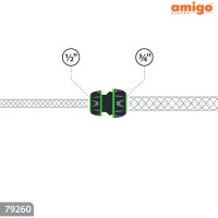 Коннектор соединительный 1/2-3/4 AMIGO 79260
