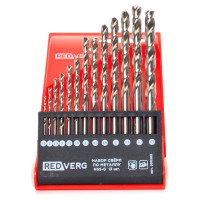 Набор сверл по металлу 13 шт HSS-G, 1.5-6.5 мм (500282) REDVERG 6680975