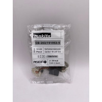 Комплект графитовых щеток 2 шт Makita oem CB-203 Asein 0914JX