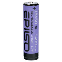 Аккумулятор Epilso Li-ion 18650 3400mah 3.7v с защитой EPB-18650-3.4-WP