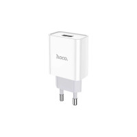 Сетевое зарядное устройство Hoco c81a asombroso 1xusb, 2.1а (белый) 0L-00049101