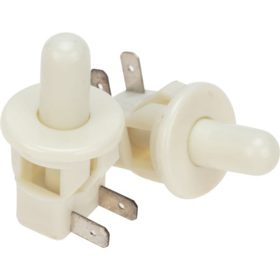 REXANT Выключатель-кнопка 250v 2.5а (2с) on-(off) б/фикс белый (pbs-19с) (мебельная) 36-3020