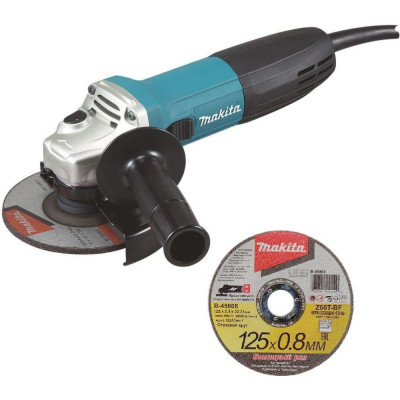 Makita УШМ,ф125мм,720Вт,11000об\м, плавный пуск, антирестарт,кор. GA5030RX8