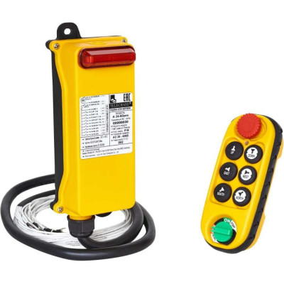 TELECRANE Радиоуправление А24-6D PRO (пульт 6 кнопок, 2 скорости, питание: ac28-456v) 00-00004053