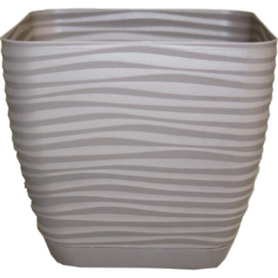Квадратное кашпо FormPlastic Sahara petit 3610-055 058513