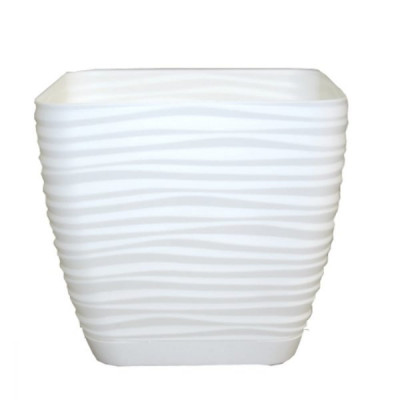 Квадратное кашпо FormPlastic Sahara petit 3630-011 056503