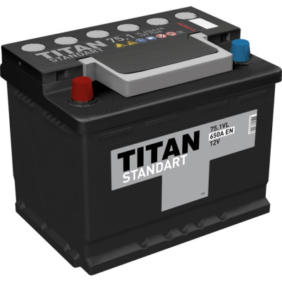 Аккумулятор TITAN STANDART 75.1 VL 4607008882247