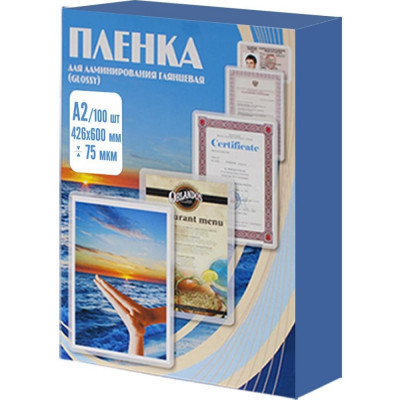 Office Kit Пленка 426x600 (75 мик) 100 шт. PLP115212