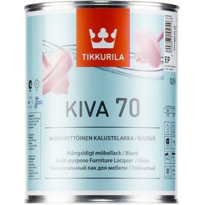 Универсальный лак для мебели для внутренних работ Tikkurila KIVA 85364040110