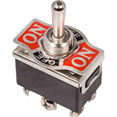 REXANT Тумблер 250v 15а (6c) on-off-(on) двухполюсный (kn-213) 36-4171