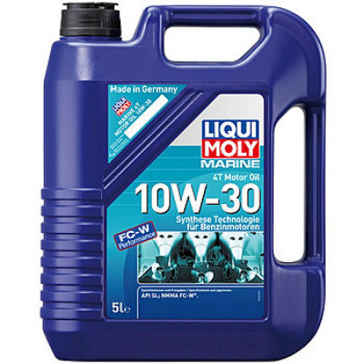 LIQUI MOLY НС-синт. мот.масло д/лодок Marine 4T Motor Oil 10W-30 SL 5лМ 25023