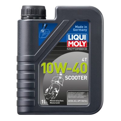 Минеральное моторное масло 4T для скутеров LIQUI MOLY Motorbike 4T Scooter 10W-40 1618