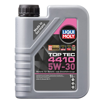 НС-синтетическое моторное масло LIQUI MOLY Top Tec 4410 5W-30 C3 21402