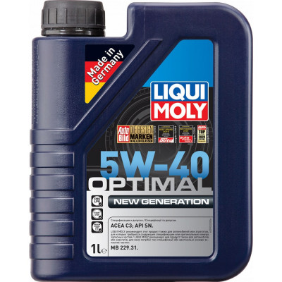 НС-синтетическое моторное масло LIQUI MOLY Optimal New Generation 5W-40 39032