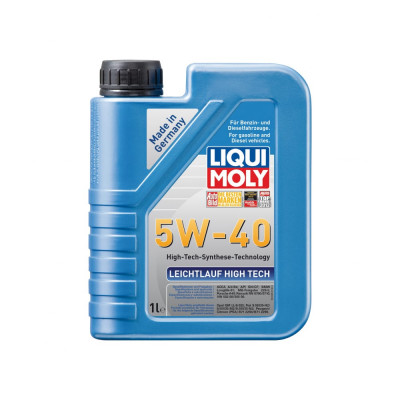 Синтетическое моторное масло LIQUI MOLY Leichtlauf High Tech 5W-40 SN/CF;A3/B4 8028