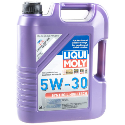 Синтетическое моторное масло LIQUI MOLY Synthoil High Tech 5W-30 9077