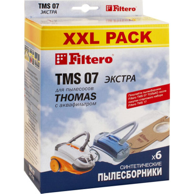 FILTERO мешки для пылесоса THOMAS TMS 07 (6) XXL Pack Экстра 05946