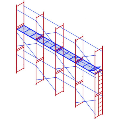МЕГА Комплект лесов рамных М 6*8 778