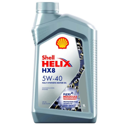 Масло SHELL Helix HX8 Synthetic 5W-40 550051580