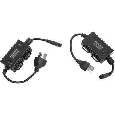 MEGAPOWER Автолампа H4 BRIGHT WHITE 12 SMD 6200K с блоком 2шт 12-24V 6000лм 1 10 58721