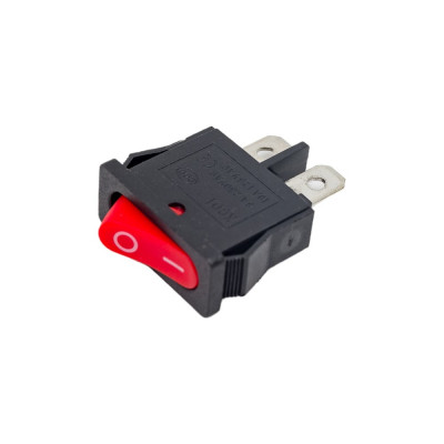 REXANT Выключатель клавишный 250v 6а (2с) on-off красный mini (rwb-103, sc-766, mrs-101-5) 36-2051