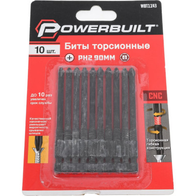 Торсионные биты TORGWIN Powerbuilt WBT1143