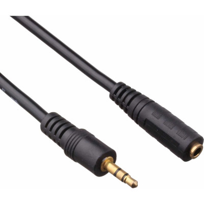 ExeGate Удлинитель звуковой EX-CCA-423-2.0 3.5mm Jack M 3.5mm Jack F, 2м, позолоченные контакты 205308